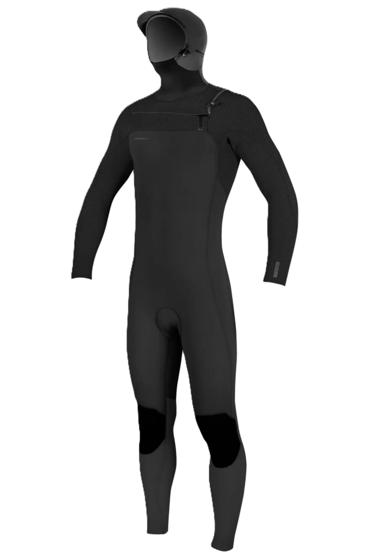 O'NEILL HYPERFREAK 4/3+MM CHEST ZIP FULL WETSUIT W/ HOOD