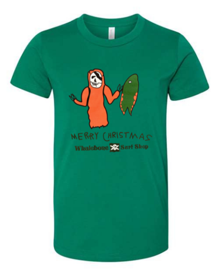 WHALEBONE LOGO YOUTH BONE XMAS SHORT SLEEVE TEE