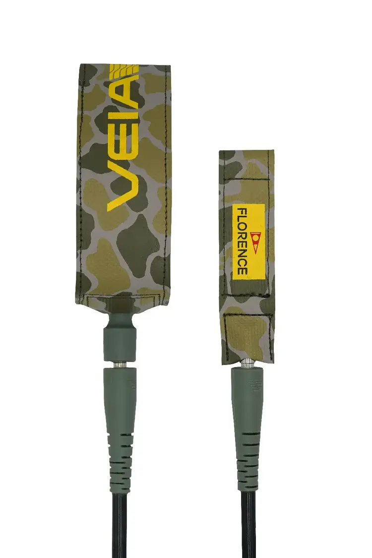 VEIA VEIA X FLORENCE JJF PRO 6' STANDARD LEASH - FLORENCE CAMO