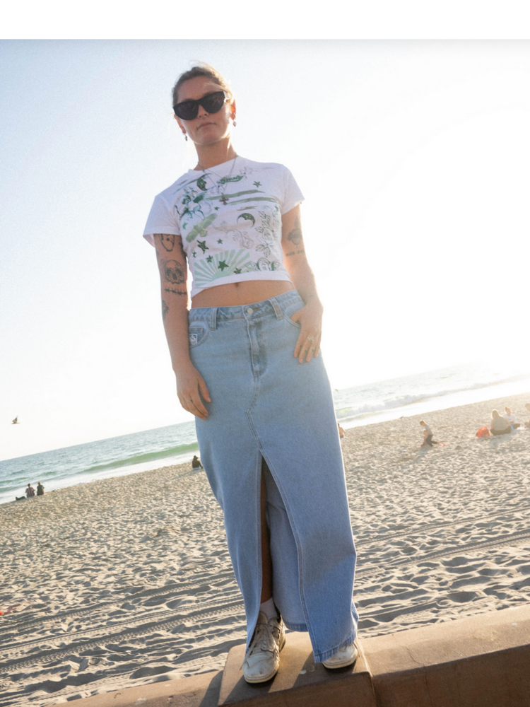 RUSTY USA LOW RISE CELESTE MAXI