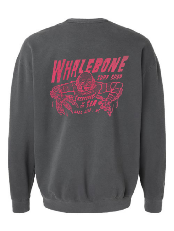 WHALEBONE LOGO Creatures of the Sea Crewneck