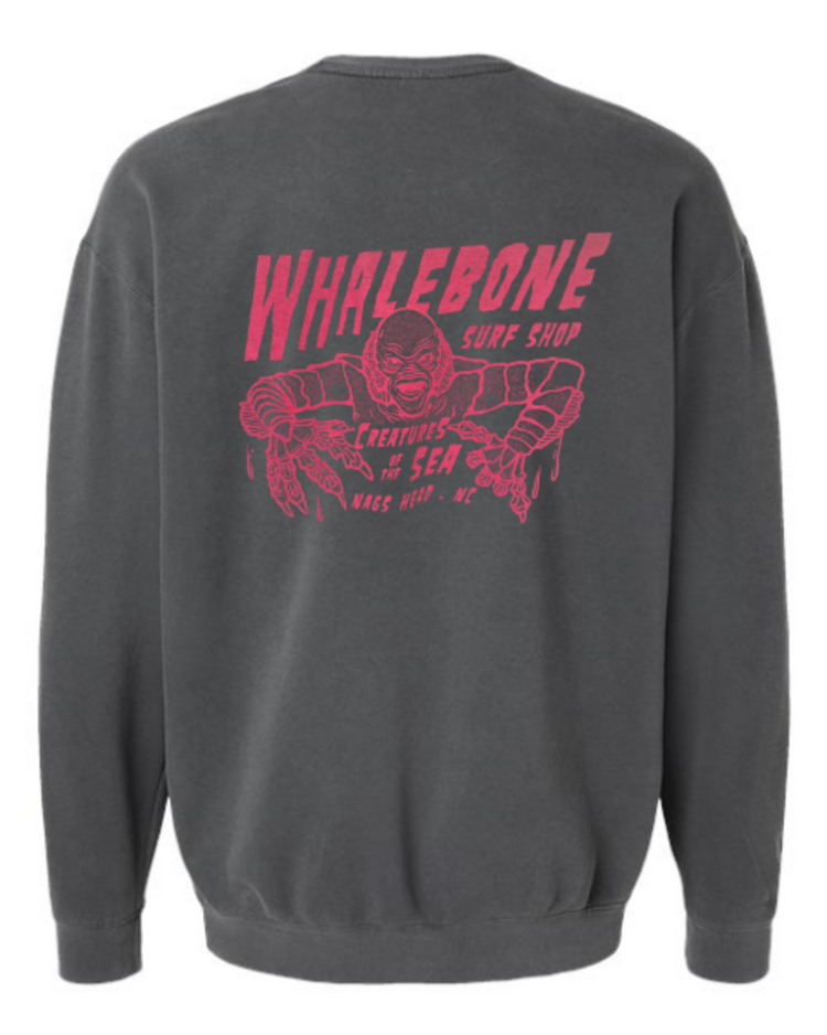 WHALEBONE LOGO CREATURES OF THE SEA CREWNECK