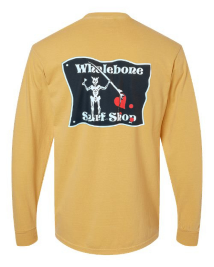 WHALEBONE LOGO BLACKBEARD GLOW  LONG SLEEVE TEE