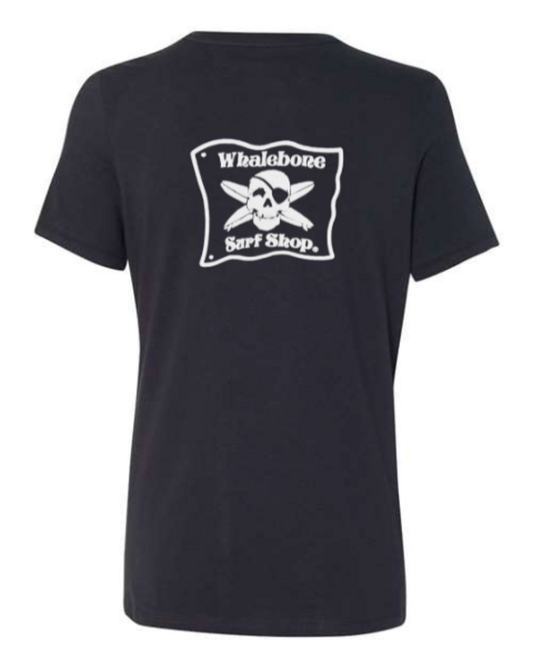 WHALEBONE LOGO WOMEN'S  OG GLOW BELLA CANVA  RELAXED FIT SHORT SLEEVE TEE