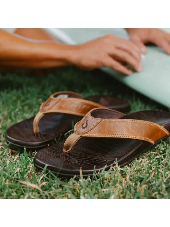 OLUKAI Hikianalia - Men’s Leather Beach Sandals