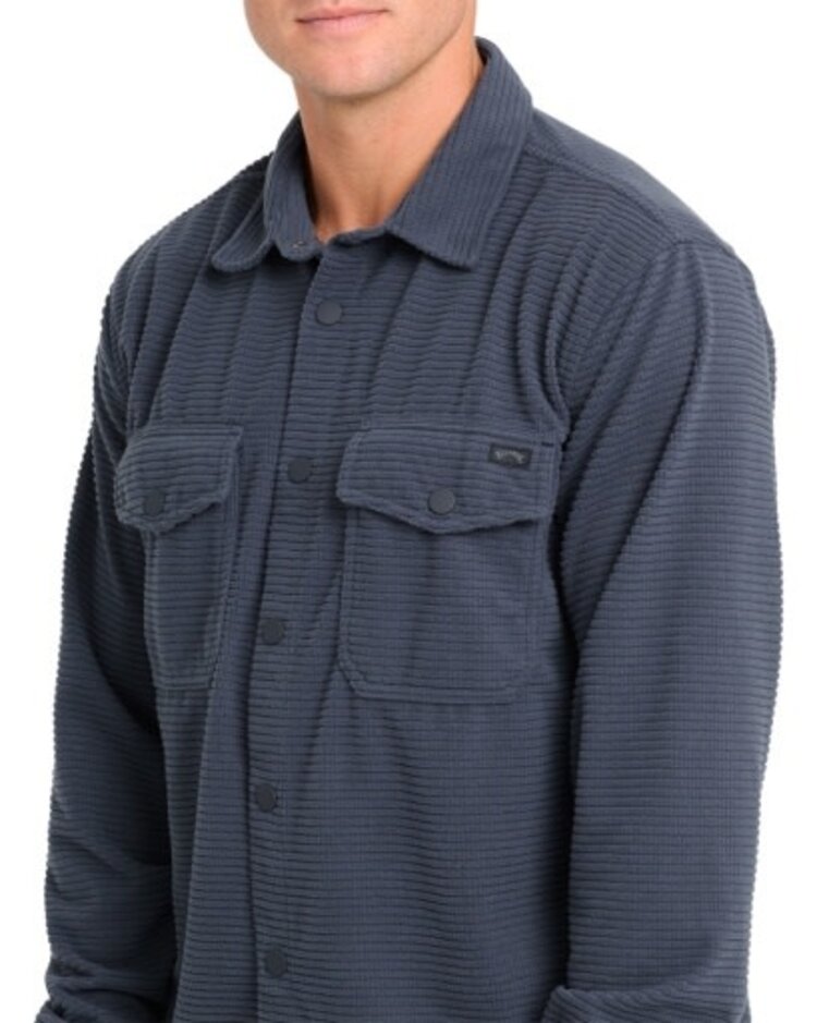 BILLABONG ADVENTURE DIVISION RIDGE LONG SLEEVE FLEECE OVERSHIRT