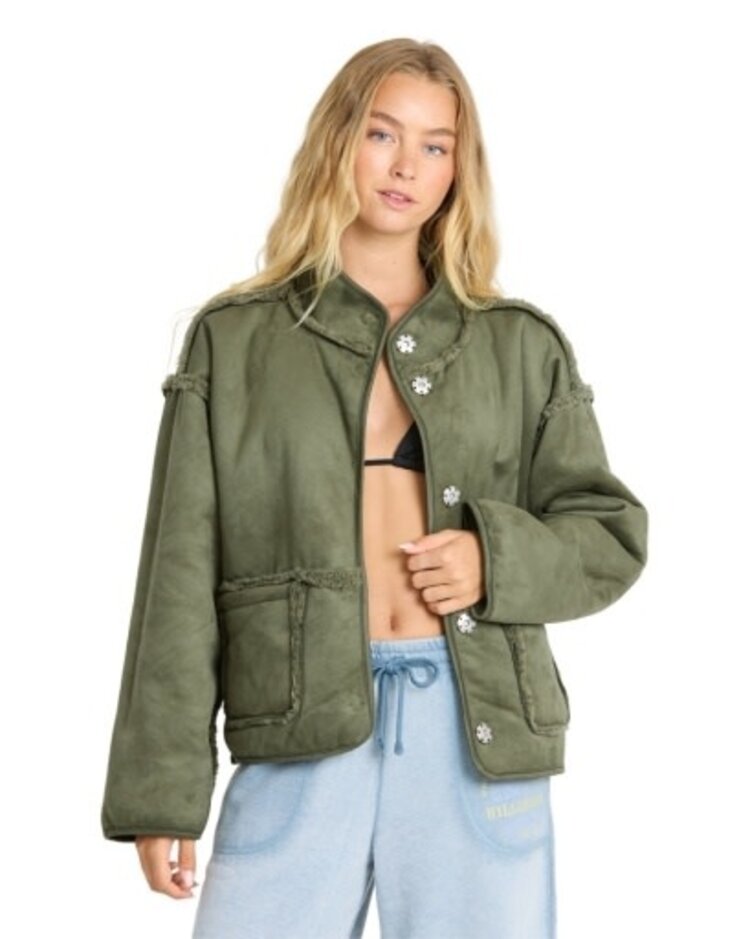 BILLABONG CAMPER REVERSIBLE FLEECE JACKET