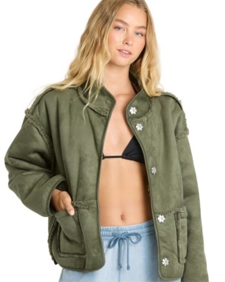 BILLABONG CAMPER REVERSIBLE FLEECE JACKET