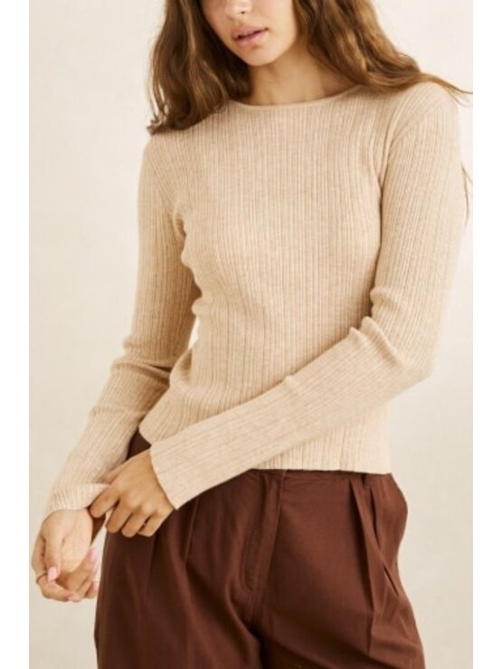 RHYTHM Essential Long Sleeve Knit Top
