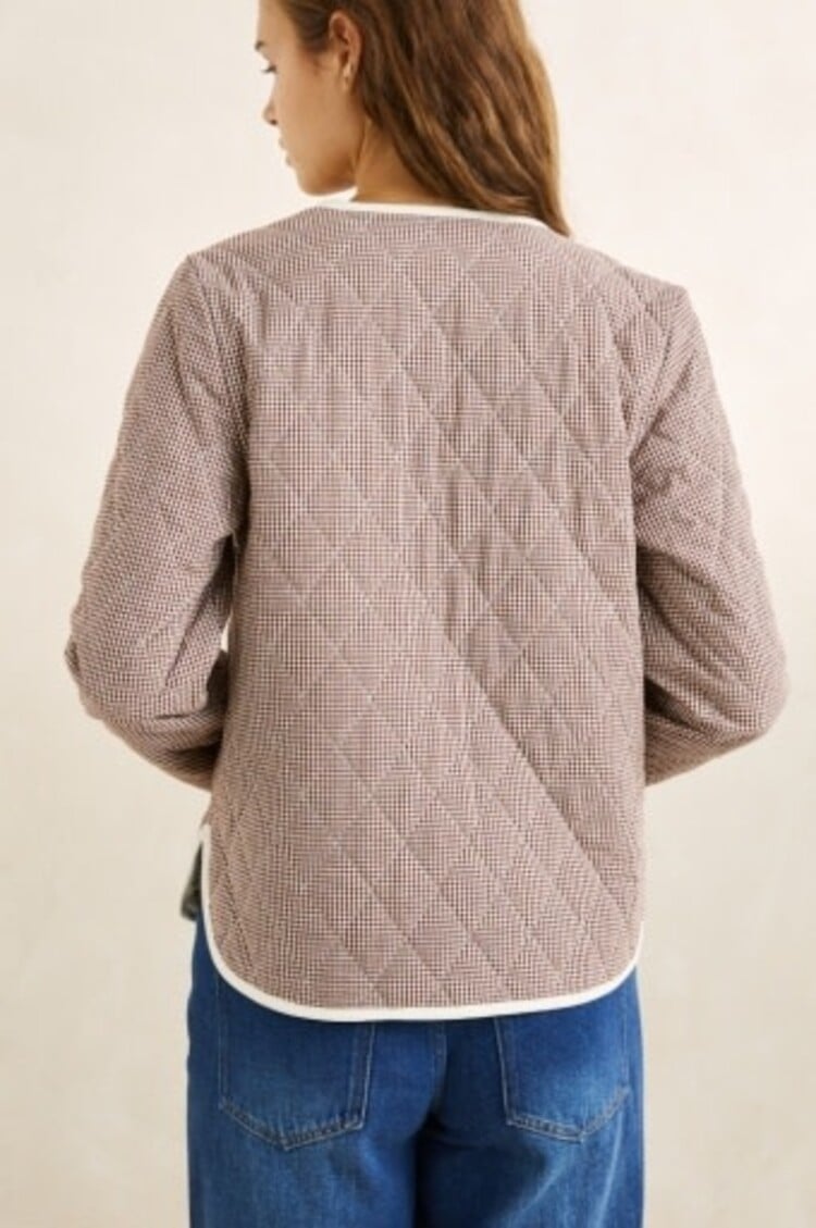 RHYTHM LONDON CHECK REVERSIBLE QUILTED JACKET