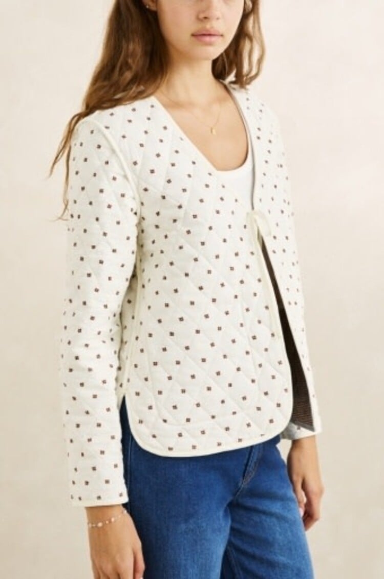 RHYTHM LONDON CHECK REVERSIBLE QUILTED JACKET