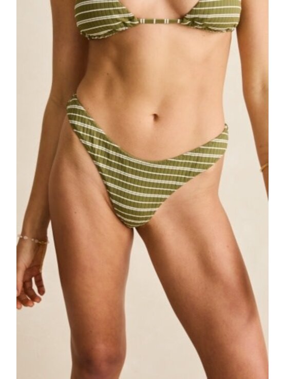 RHYTHM Vista Stripe Skimpy Pant Olive