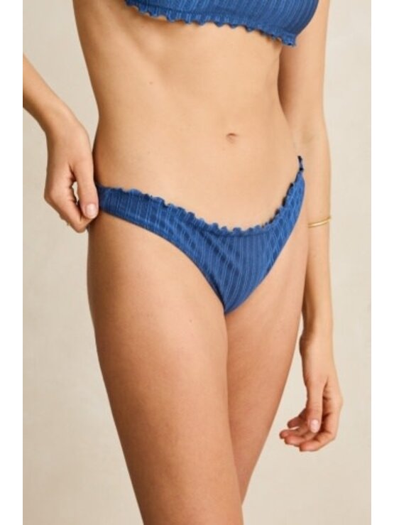 RHYTHM Pacific Rib Low Rise Cheeky Pant Dark Blue