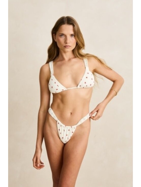RHYTHM Mila Soft Side Itsy Pant Cream