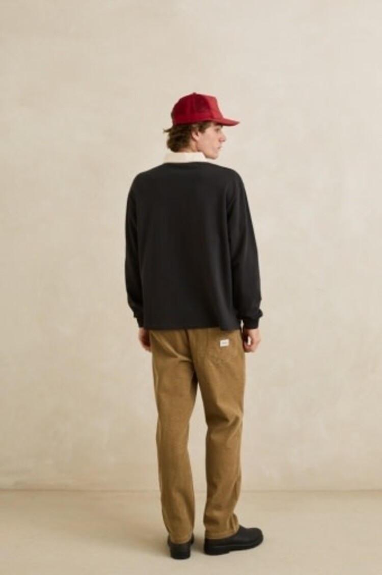 RHYTHM KOA VINTAGE RUGBY LONG SLEEVE POLO