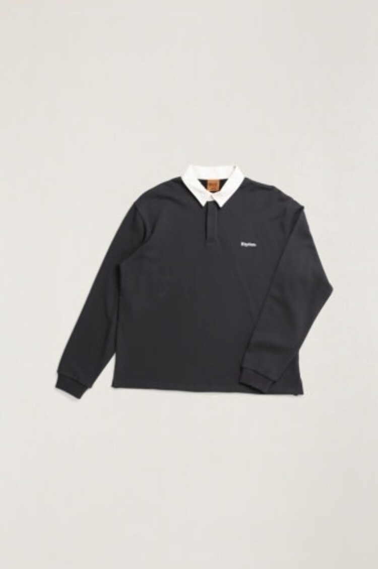 RHYTHM KOA VINTAGE RUGBY LONG SLEEVE POLO