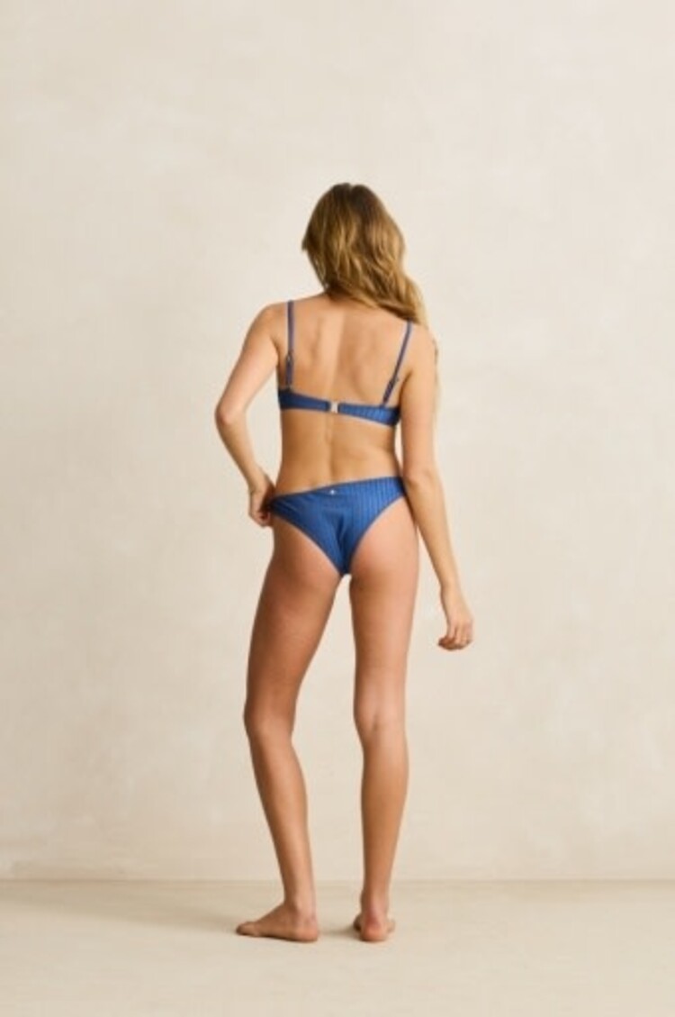 RHYTHM PACIFIC RIB CROP TOP DARK BLUE