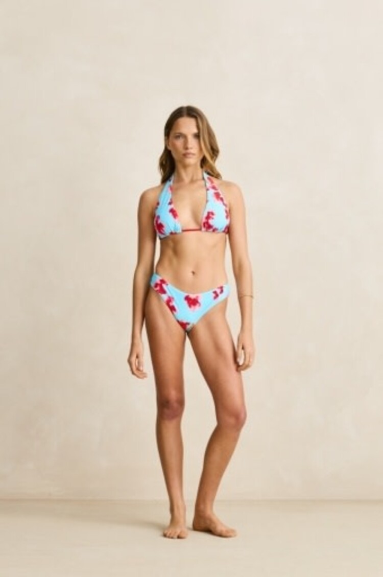 RHYTHM SAMBA FLORAL CONTRAST TALL SLIDE TRI TOP