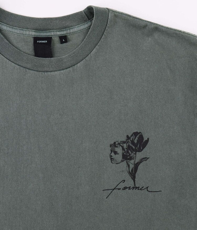 FORMER HUSH T-SHIRT // WASHED PINE