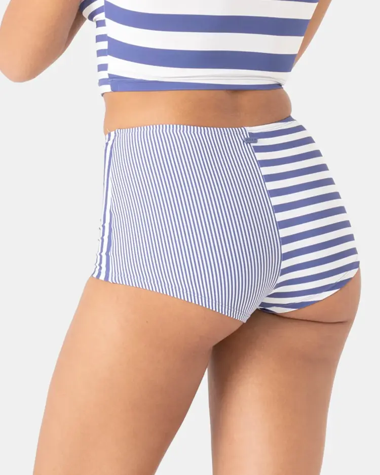 ROXY STRIPE OUT CHEEKY SWIM SHORT