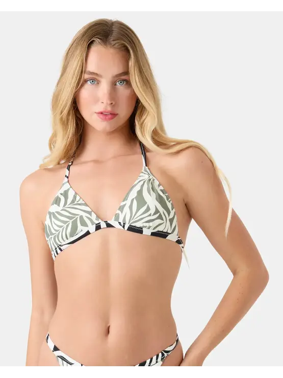 ROXY Surfer's Paradise Reversible Fixed Triangle Bikini Top
