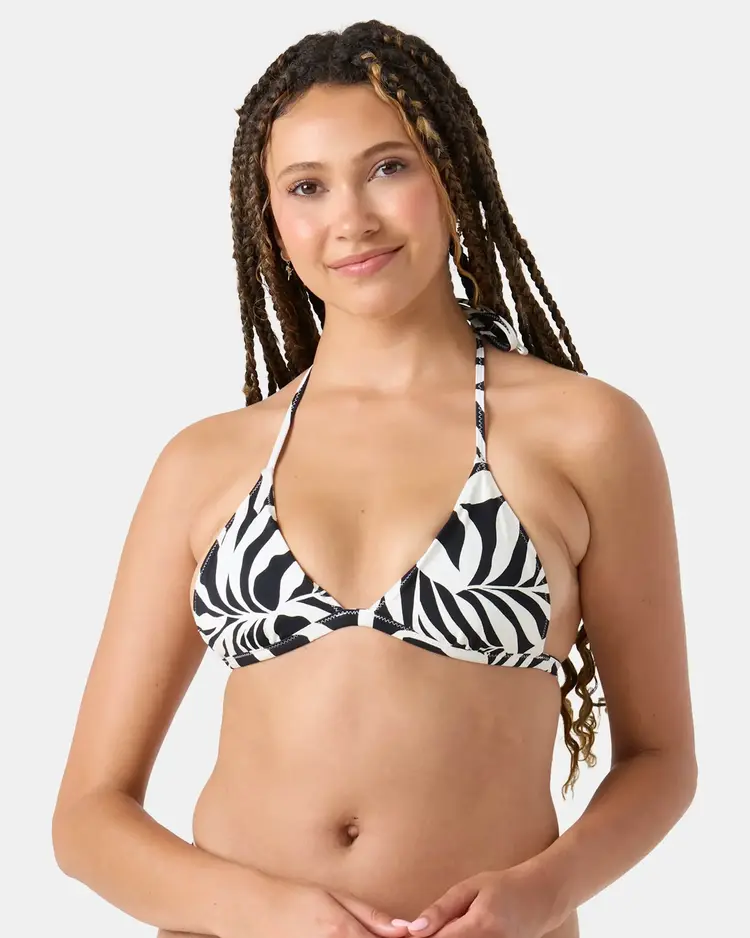 ROXY SURFER'S PARADISE REVERSIBLE FIXED TRIANGLE BIKINI TOP
