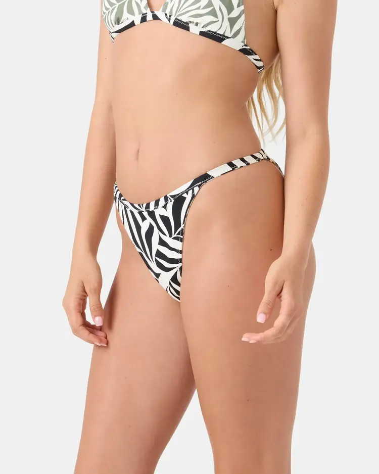 ROXY SURFER'S PARADISE REVERSIBLE FIXED CHEEKY BIKINI BOTTOM