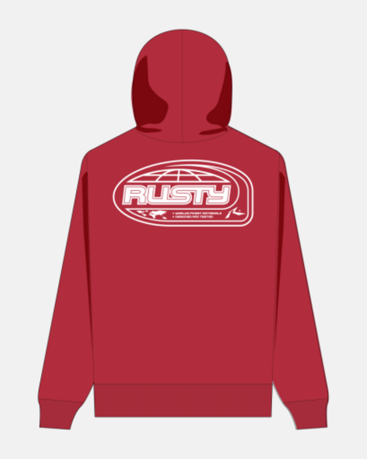 RUSTY USA OUTER THERE HOODED FLEECE