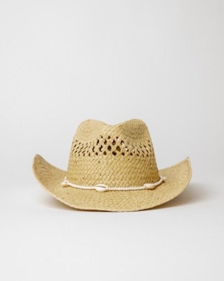 RUSTY USA HOWDY COWBOY STRAW HAT