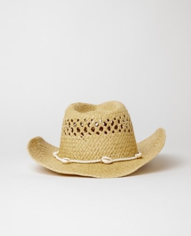 RUSTY USA HOWDY COWBOY STRAW HAT
