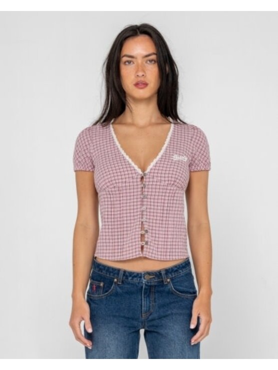 RUSTY USA Peggy Sue Button Down Blouse