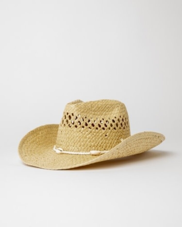 RUSTY USA HOWDY COWBOY STRAW HAT