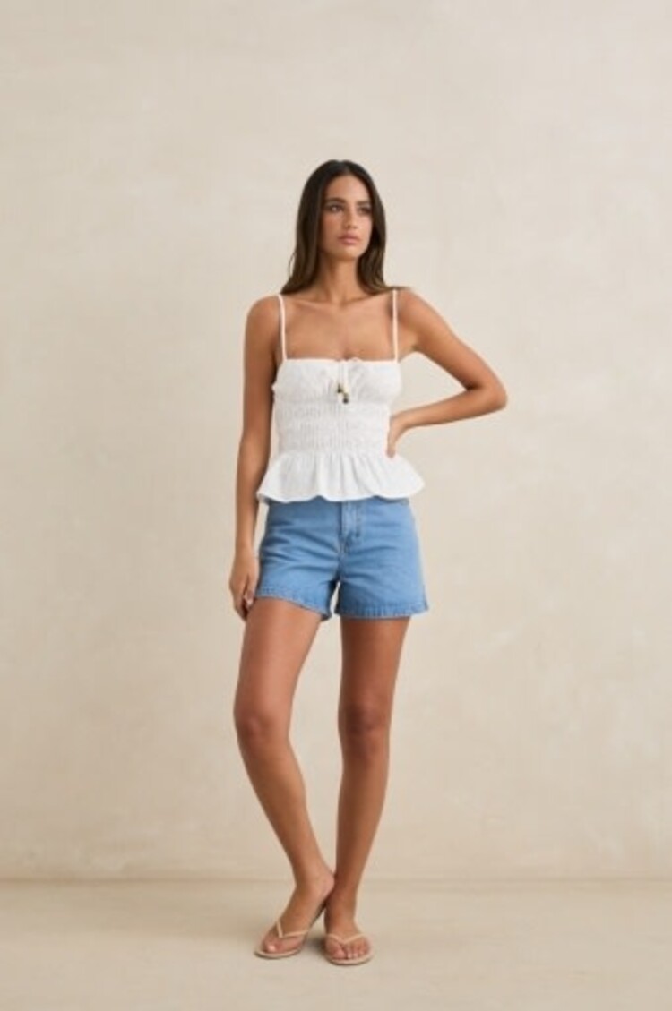 RHYTHM GIGI TIE FRONT TOP