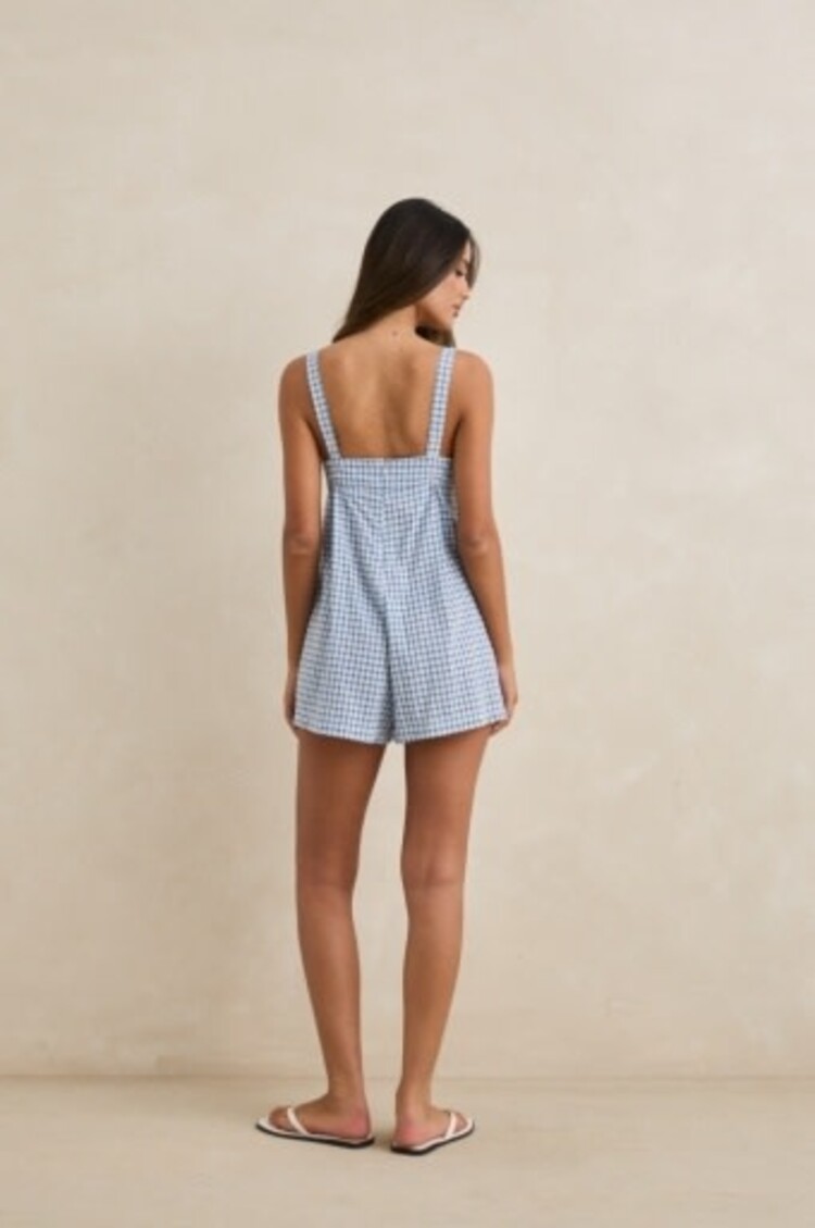 RHYTHM LOLA CHECK ROMPER