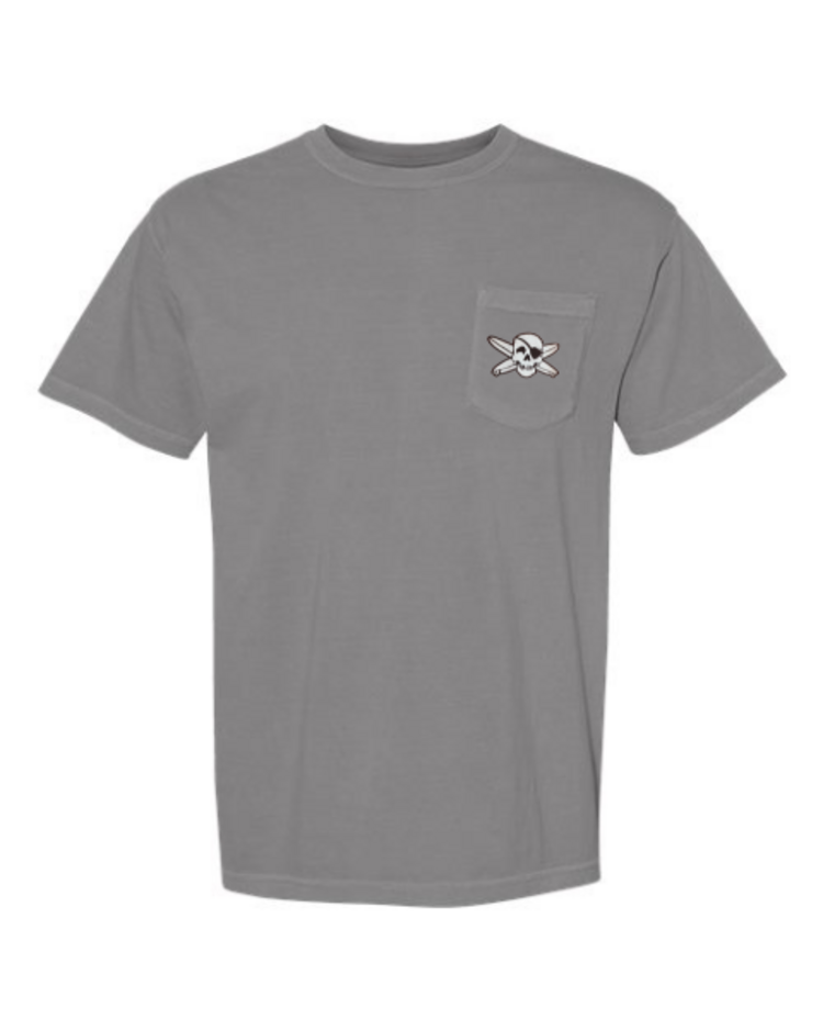 WHALEBONE LOGO RIPPING GARAGE POCKET TEE
