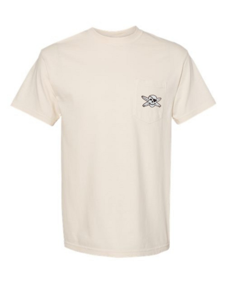 WHALEBONE LOGO RIPPING GARAGE POCKET TEE