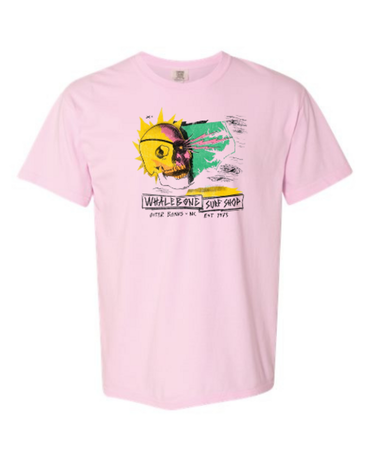 WHALEBONE LOGO PUNK SKULL CENTER HIT SHORT SLEEVE TEE