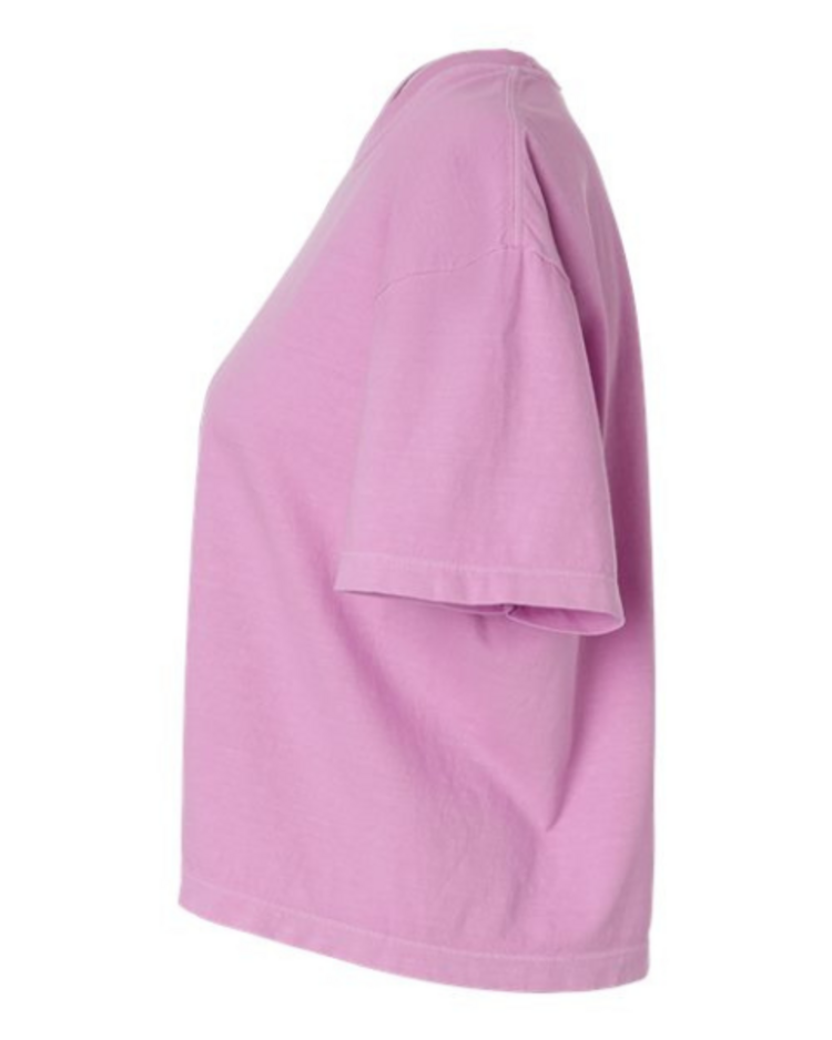 WHALEBONE LOGO WOMENS PUNK SKULL  BOXY SHORT SLEEVE TEE