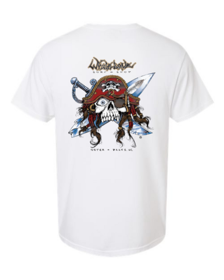 WHALEBONE LOGO GNARLY PIRATE SHORT SLEEVE TEE
