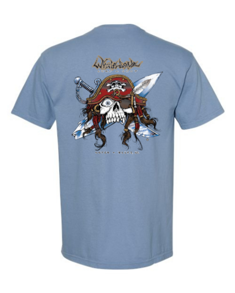 WHALEBONE LOGO GNARLY PIRATE SHORT SLEEVE TEE