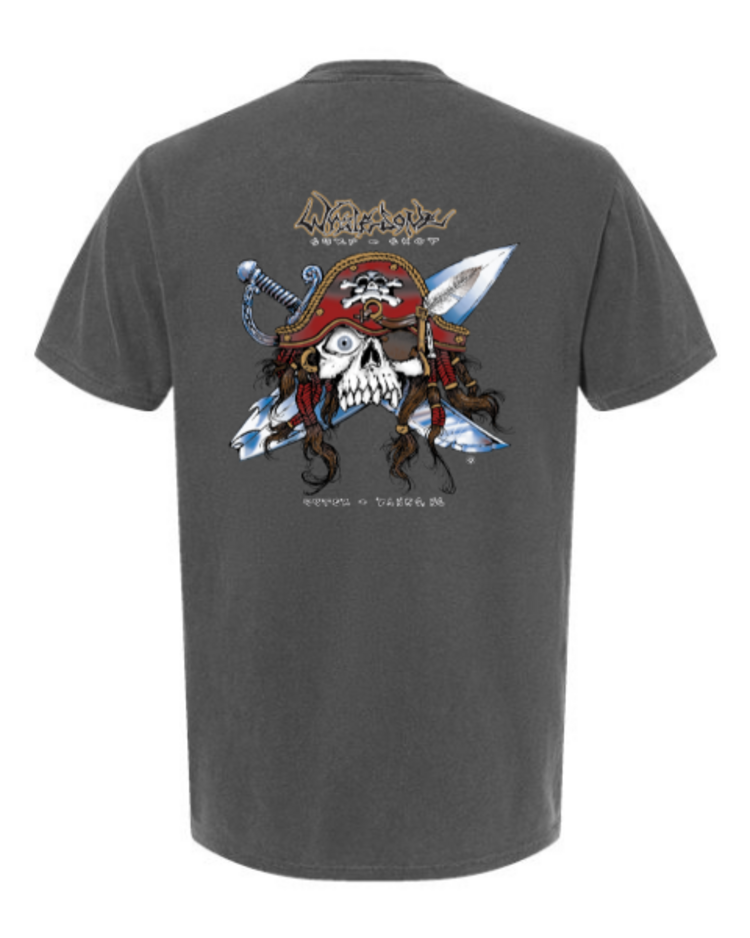 WHALEBONE LOGO GNARLY PIRATE SHORT SLEEVE TEE