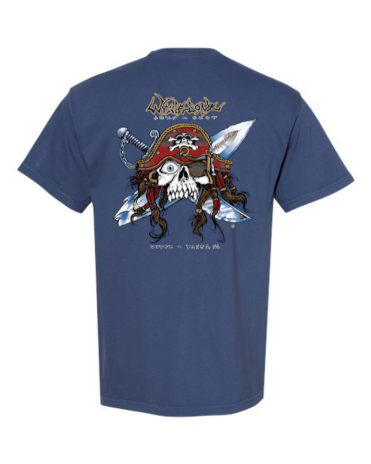 WHALEBONE LOGO GNARLY PIRATE SHORT SLEEVE TEE