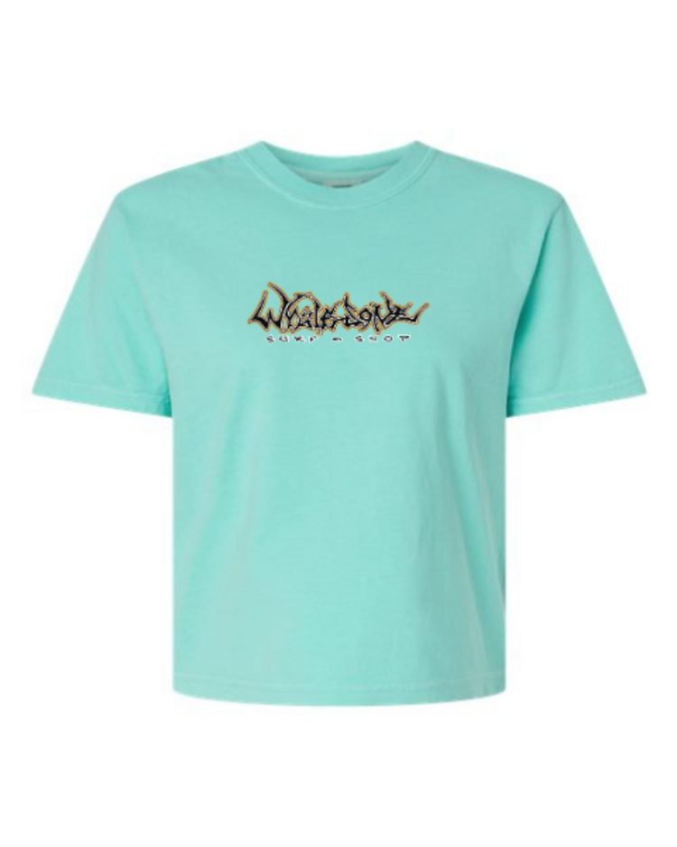 WHALEBONE LOGO WOMEN'S "GNARLY PIRATE"  BOXY TEE