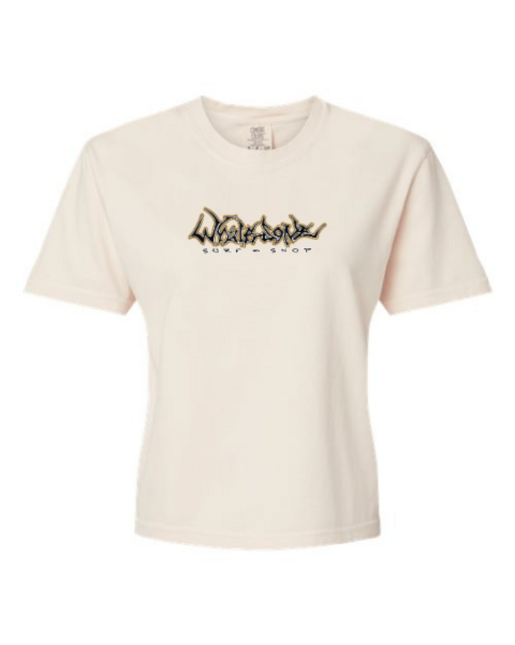 WHALEBONE LOGO WOMEN'S "GNARLY PIRATE"  BOXY TEE