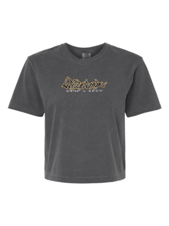 WHALEBONE LOGO Women's "Gnarly Pirate" Boxy Tee