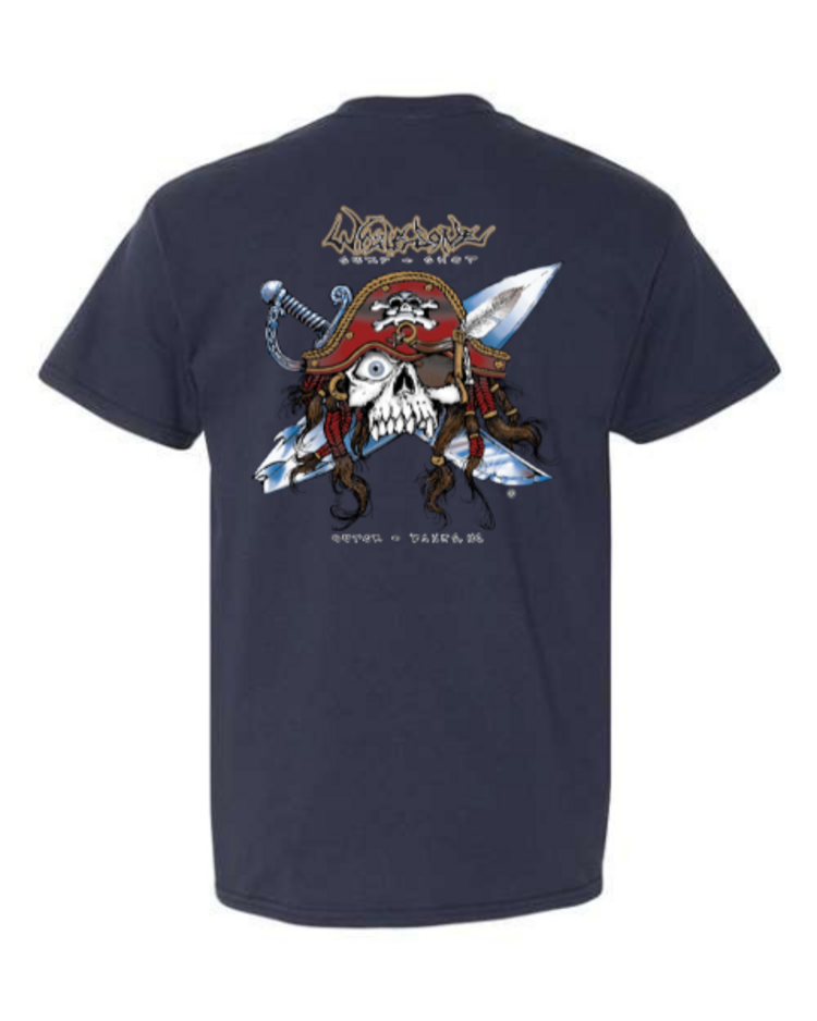 WHALEBONE LOGO GNARLY PIRATE GILDAN SHORT SLEEVE TEE