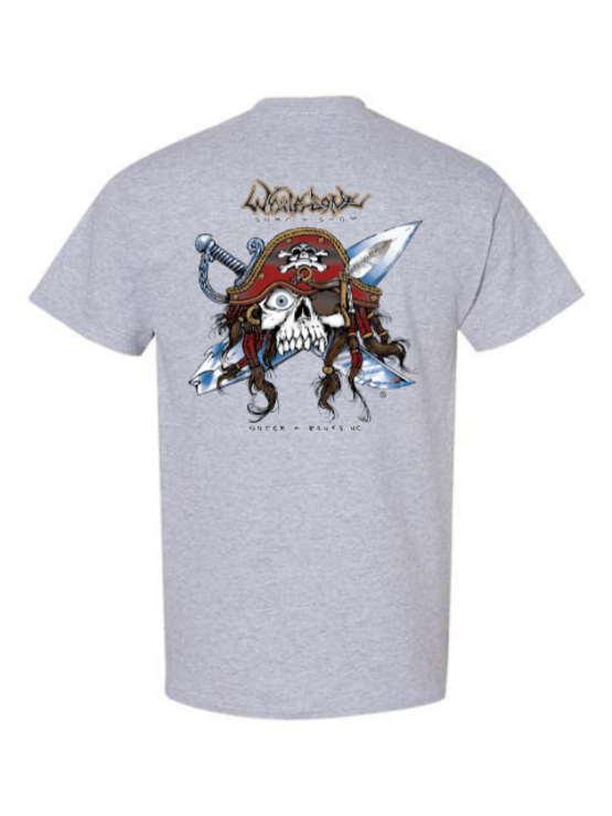 WHALEBONE LOGO Gnarly Pirate Gildan Short Sleeve Tee