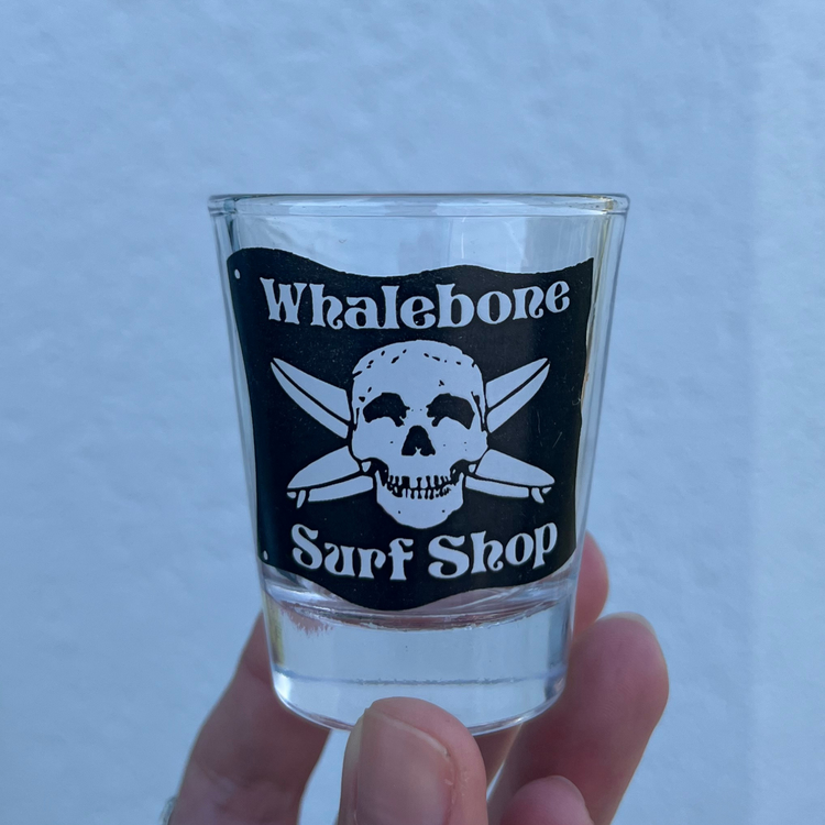 WHALEBONE LOGO OG FLAG SHOT GLASS