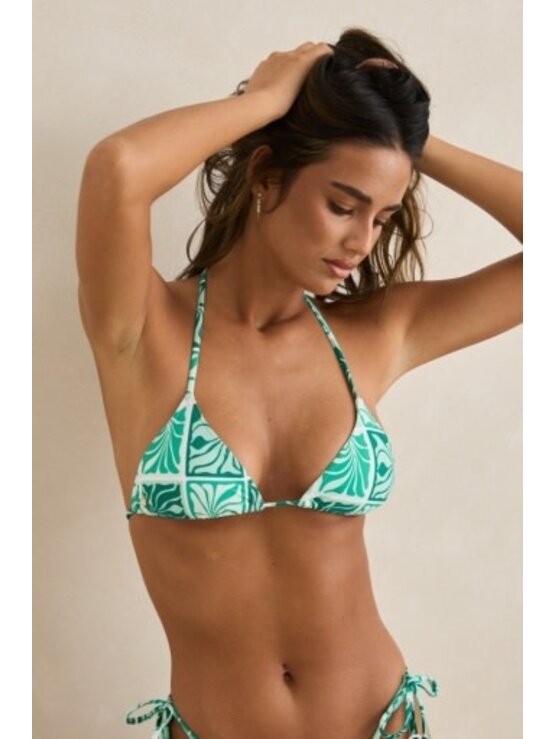 RHYTHM Fern Slide Trip Top