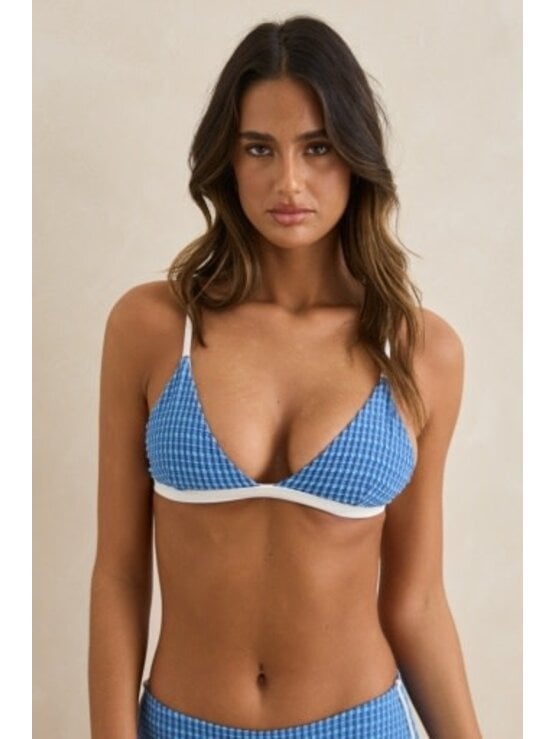 RHYTHM Lola Check Bralette Top